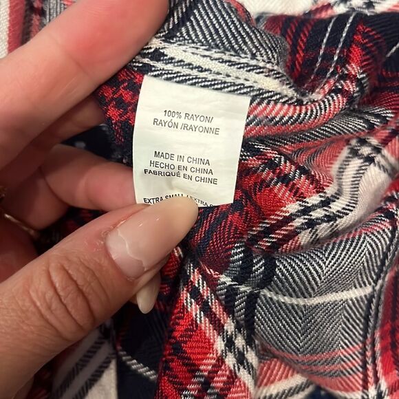 Rails Red White and Navy button down - Picture 8 of 8